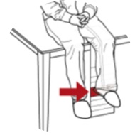 Správnou velikost židle a stolu určíte lýtkoměrem