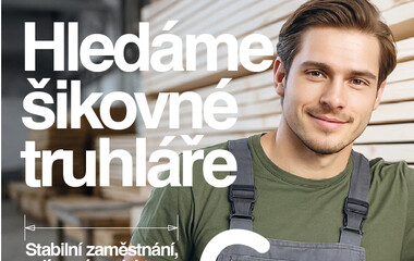 Hledáme kolegy do truhlářské výroby!