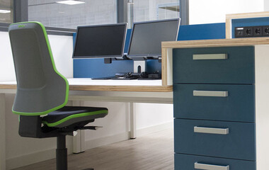 Kancelářský a dílenský nábytek na míru pro The Rent Company, Hertogenbosch Nizozemí
