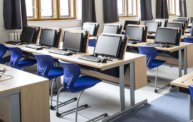 Počítačová/kmenová učebna, Gymnázium Třeboň